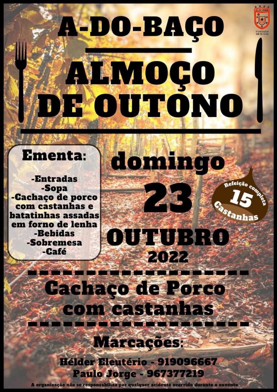 Almoço Convívio em A-do-Baço
